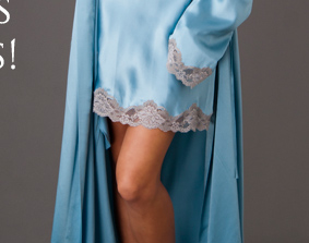 Our Indulgence Silk Robe - wrap yourself in luxury