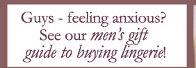 For guys only! Men's guide to buying lingerie
