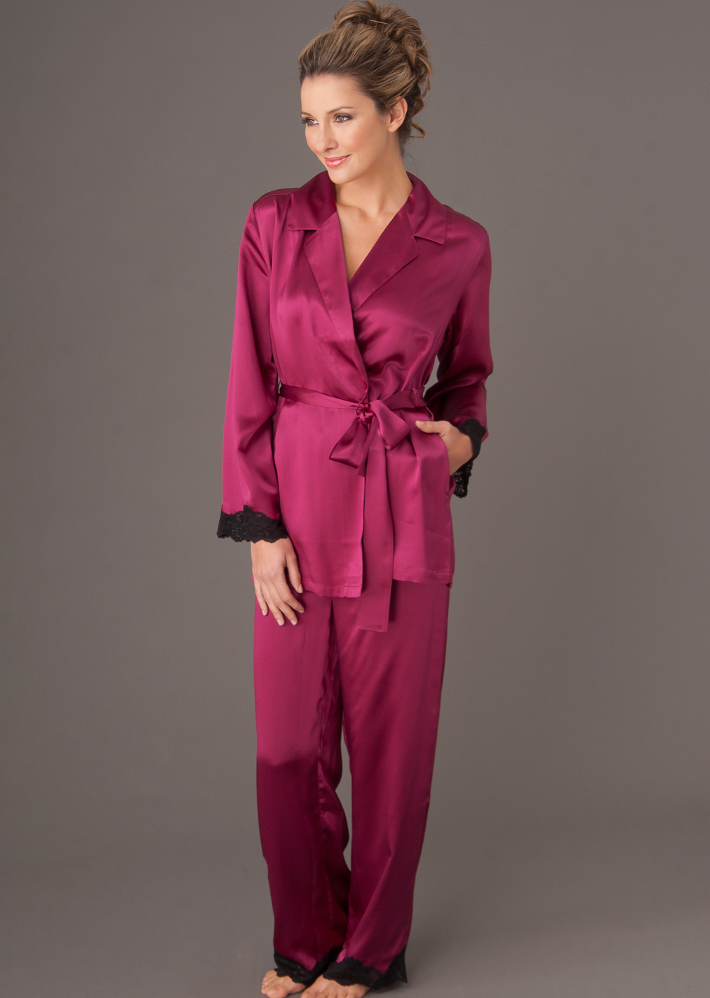 womens silk pajama