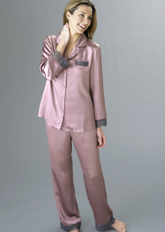 luxury silk pajama